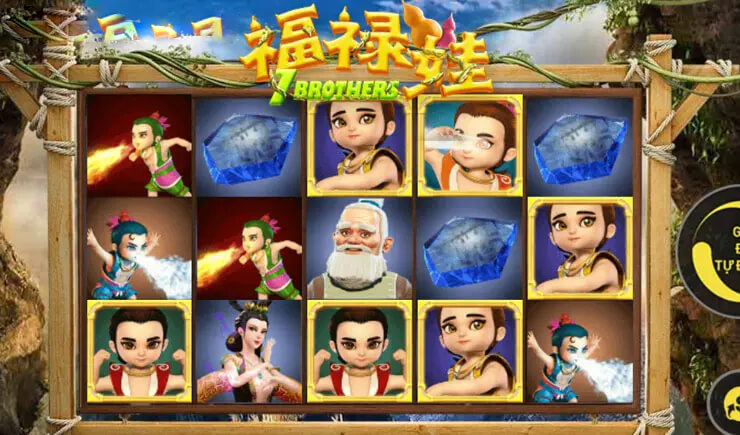 Khám phá cách chơi 7 Brothers Slot – 7 anh em Hồ Lô